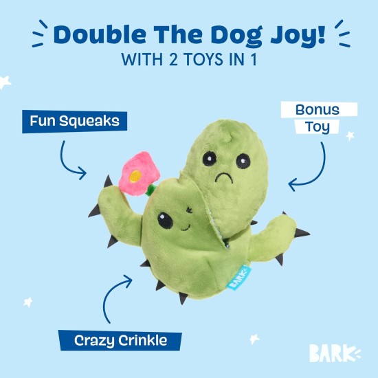 Barkbox 2-in-1 Interactive Plush Dog Toy - Rip & Reveal Toy for Dogs and Puppies - Stimulating Squeaky Pet Toy | Bananas (Small) Barkbox 2-in-1 Interactive Plush Dog Toy - Rip & Reveal Toy for Dogs and Puppies - Stimulating Squeaky Pet Toy | Bananas (Small)