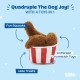 Barkbox 2 in 1 Interactive Plush Dog Toy - Rip and Reveal Dog Toy for Medium & Large Dogs - Stimulating Squeaky Pet Enrichment and Puppy Toy | Bucket o'Fried Barkbox 2 in 1 Interactive Plush Dog Toy - Rip and Reveal Dog Toy for Medium & Large Dogs - Stimulating Squeaky Pet Enrichment and Puppy Toy | Bucket o'Fried