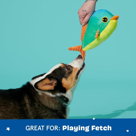 Barkbox 2 in 1 Interactive Plush Dog Toy - Rip and Reveal Dog Toy for Medium & Large Dogs - Stimulating Squeaky Pet Enrichment and Puppy Toy | Bucket o'Fried Barkbox 2 in 1 Interactive Plush Dog Toy - Rip and Reveal Dog Toy for Medium & Large Dogs - Stimulating Squeaky Pet Enrichment and Puppy Toy | Bucket o'Fried
