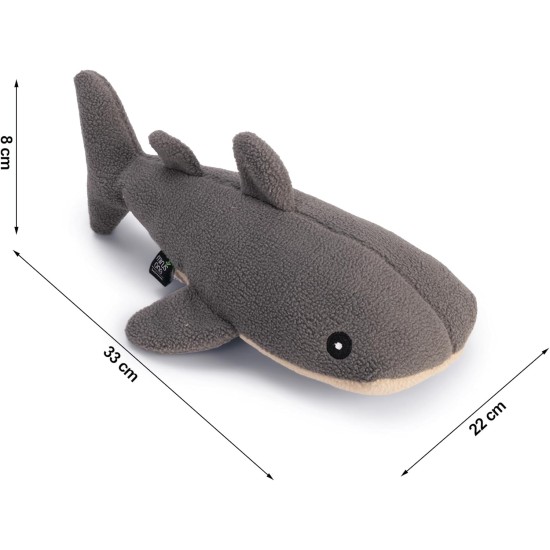 Beeztees Minus One Lobster Dog Toy, Grey, 41 x 25 x 17 cm Beeztees Minus One Lobster Dog Toy, Grey, 41 x 25 x 17 cm