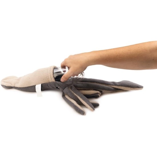 Beeztees Minus One Lobster Dog Toy, Grey, 41 x 25 x 17 cm Beeztees Minus One Lobster Dog Toy, Grey, 41 x 25 x 17 cm