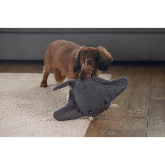 Beeztees Minus One Lobster Dog Toy, Grey, 41 x 25 x 17 cm Beeztees Minus One Lobster Dog Toy, Grey, 41 x 25 x 17 cm