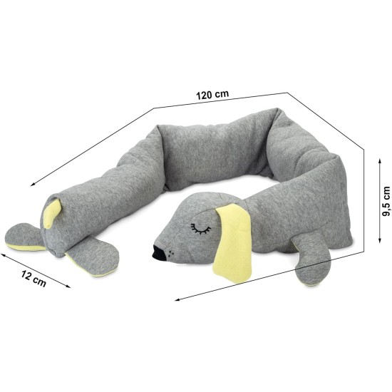Beeztees Puppy Cuddly Doggy Plush Toy for Puppies, Dog Toy, Grey, 120 x 12 x 9.5 cm Beeztees Puppy Cuddly Doggy Plush Toy for Puppies, Dog Toy, Grey, 120 x 12 x 9.5 cm