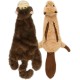 Best Pet Supplies 2-in-1 Squeaky Dog Toy with Soft, Durable Fabric for Small, Medium and Large Pets - No Filling for Playing Around the House, 4 Figures, Size S Best Pet Supplies 2-in-1 Squeaky Dog Toy with Soft, Durable Fabric for Small, Medium and Large Pets - No Filling for Playing Around the House, 4 Figures, Size S