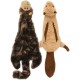Best Pet Supplies 2-in-1 Squeaky Dog Toy with Soft, Durable Fabric for Small, Medium and Large Pets - No Filling for Playing Around the House, 4 Figures, Size S Best Pet Supplies 2-in-1 Squeaky Dog Toy with Soft, Durable Fabric for Small, Medium and Large Pets - No Filling for Playing Around the House, 4 Figures, Size S