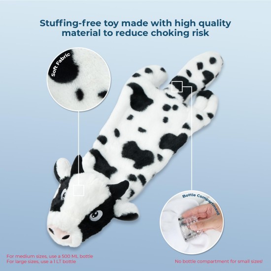 Best Pet Supplies 2-in-1 Squeaky Dog Toy with Soft, Durable Fabric for Small, Medium and Large Pets - No Filling for Playing Around the House, 4 Figures, Size S Best Pet Supplies 2-in-1 Squeaky Dog Toy with Soft, Durable Fabric for Small, Medium and Large Pets - No Filling for Playing Around the House, 4 Figures, Size S