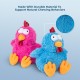 Best Pet Supplies Chicken Crinkle Plush Dog Toys for Interactive Play, Puppy and Senior Game, Colorful Chicken Toy, Cute and Cuddly Crinkle Chicken (Blue) Best Pet Supplies Chicken Crinkle Plush Dog Toys for Interactive Play, Puppy and Senior Game, Colorful Chicken Toy, Cute and Cuddly Crinkle Chicken (Blue)