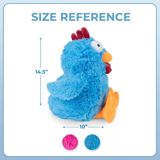 Best Pet Supplies Chicken Crinkle Plush Dog Toys for Interactive Play, Puppy and Senior Game, Colorful Chicken Toy, Cute and Cuddly Crinkle Chicken (Blue) Best Pet Supplies Chicken Crinkle Plush Dog Toys for Interactive Play, Puppy and Senior Game, Colorful Chicken Toy, Cute and Cuddly Crinkle Chicken (Blue)