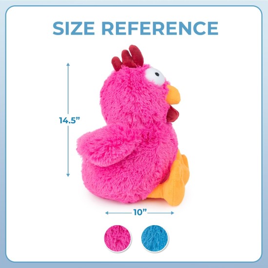 Best Pet Supplies Chicken Crinkle Plush Dog Toys for Interactive Play, Puppy and Senior Game, Colorful Chicken Toy, Cute and Cuddly Crinkle Chicken (Blue) Best Pet Supplies Chicken Crinkle Plush Dog Toys for Interactive Play, Puppy and Senior Game, Colorful Chicken Toy, Cute and Cuddly Crinkle Chicken (Blue)