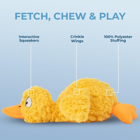 Best Pet Supplies Chicken Crinkle Plush Dog Toys for Interactive Play, Puppy and Senior Game, Colorful Chicken Toy, Cute and Cuddly Crinkle Chicken (Blue) Best Pet Supplies Chicken Crinkle Plush Dog Toys for Interactive Play, Puppy and Senior Game, Colorful Chicken Toy, Cute and Cuddly Crinkle Chicken (Blue)
