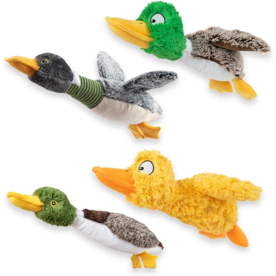 Best Pet Supplies Interactive Dog Toy Crinkle and Squeak for Small and Medium Dogs - Mallard, M Best Pet Supplies Interactive Dog Toy Crinkle and Squeak for Small and Medium Dogs - Mallard, M