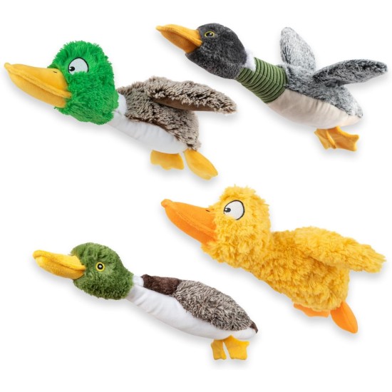 Best Pet Supplies Interactive Dog Toy Crinkle and Squeak for Small and Medium Dogs - Mallard, M Best Pet Supplies Interactive Dog Toy Crinkle and Squeak for Small and Medium Dogs - Mallard, M