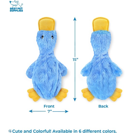 Best Pet Supplies Interactive Dog Toy Crinkle and Squeak for Small and Medium Dogs - Mallard, M Best Pet Supplies Interactive Dog Toy Crinkle and Squeak for Small and Medium Dogs - Mallard, M