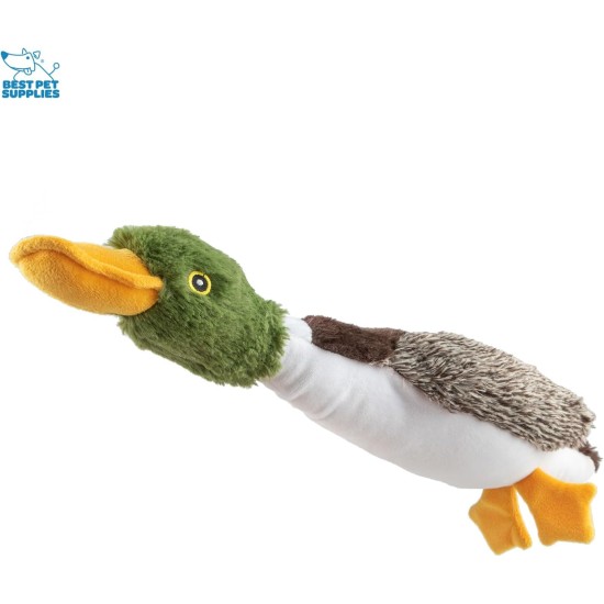Best Pet Supplies Interactive Mallard Mates Dog Toy with Crinkle and Squeaky Enrichment for Small and Medium Breeds, Cute and Plush Mallard Duck Wings Set (Grey, Grey Best Pet Supplies Interactive Mallard Mates Dog Toy with Crinkle and Squeaky Enrichment for Small and Medium Breeds, Cute and Plush Mallard Duck Wings Set (Grey, Grey