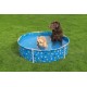 Bestway Frame Pool Paw for Pets, Diameter 122 x 30.5 cm, 292 L, 3-Layer TriTech Material, Corrosion Protection, Non-Stick Coating, Playful Design, Easy Assembly, Drain Valve, Repair Patch Bestway Frame Pool Paw for Pets, Diameter 122 x 30.5 cm, 292 L, 3-Layer TriTech Material, Corrosion Protection, Non-Stick Coating, Playful Design, Easy Assembly, Drain Valve, Repair Patch