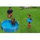Bestway Frame Pool Paw for Pets, Diameter 122 x 30.5 cm, 292 L, 3-Layer TriTech Material, Corrosion Protection, Non-Stick Coating, Playful Design, Easy Assembly, Drain Valve, Repair Patch Bestway Frame Pool Paw for Pets, Diameter 122 x 30.5 cm, 292 L, 3-Layer TriTech Material, Corrosion Protection, Non-Stick Coating, Playful Design, Easy Assembly, Drain Valve, Repair Patch