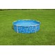 Bestway Frame Pool Paw for Pets, Diameter 122 x 30.5 cm, 292 L, 3-Layer TriTech Material, Corrosion Protection, Non-Stick Coating, Playful Design, Easy Assembly, Drain Valve, Repair Patch Bestway Frame Pool Paw for Pets, Diameter 122 x 30.5 cm, 292 L, 3-Layer TriTech Material, Corrosion Protection, Non-Stick Coating, Playful Design, Easy Assembly, Drain Valve, Repair Patch