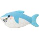 Bite Force Deep Sea Tough Plush Toy for Dogs - Built with Kevlar, Multi-Layered with Reinforced Seams, Durable Dog Toy, Squeaker for Interactive Play. Ideal for Strong Chewers (Shark)
