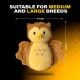 Bite Force Wildlife - Durable Plush Dog Toy - Dog Toy Made with Kevlar, Multi-layer and Reinforced Stitching Squeaker for Interactive Play. Ideal for Strong Chewers (Fox) Bite Force Wildlife - Durable Plush Dog Toy - Dog Toy Made with Kevlar, Multi-layer and Reinforced Stitching Squeaker for Interactive Play. Ideal for Strong Chewers (Fox)