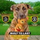 Bite Force Wildlife - Durable Plush Dog Toy - Dog Toy Made with Kevlar, Multi-layer and Reinforced Stitching Squeaker for Interactive Play. Ideal for Strong Chewers (Fox) Bite Force Wildlife - Durable Plush Dog Toy - Dog Toy Made with Kevlar, Multi-layer and Reinforced Stitching Squeaker for Interactive Play. Ideal for Strong Chewers (Fox)