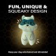 Bite Force Wildlife - Durable Plush Dog Toy - Dog Toy Made with Kevlar, Multi-layer and Reinforced Stitching Squeaker for Interactive Play. Ideal for Strong Chewers (Fox) Bite Force Wildlife - Durable Plush Dog Toy - Dog Toy Made with Kevlar, Multi-layer and Reinforced Stitching Squeaker for Interactive Play. Ideal for Strong Chewers (Fox)