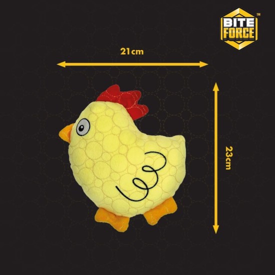 Bite Force Wildlife Durable Plush Dog Toy - Dog Toy Made with Kevlar, Multi-layer and Reinforced Stitching Squeaker for Interactive Play. Ideal for Strong Chewers (Owl) Bite Force Wildlife Durable Plush Dog Toy - Dog Toy Made with Kevlar, Multi-layer and Reinforced Stitching Squeaker for Interactive Play. Ideal for Strong Chewers (Owl)