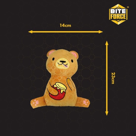 Bite Force Wildlife Durable Plush Dog Toy - Dog Toy Made with Kevlar, Multi-layer and Reinforced Stitching Squeaker for Interactive Play. Ideal for Strong Chewers (Owl) Bite Force Wildlife Durable Plush Dog Toy - Dog Toy Made with Kevlar, Multi-layer and Reinforced Stitching Squeaker for Interactive Play. Ideal for Strong Chewers (Owl)