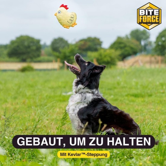 Bite Force Wildlife Durable Plush Dog Toy - Dog Toy Made with Kevlar, Multi-layer and Reinforced Stitching Squeaker for Interactive Play. Ideal for Strong Chewers (Owl) Bite Force Wildlife Durable Plush Dog Toy - Dog Toy Made with Kevlar, Multi-layer and Reinforced Stitching Squeaker for Interactive Play. Ideal for Strong Chewers (Owl)