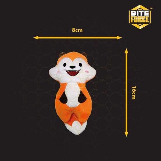 Bite Force Wildlife Durable Plush Dog Toy - Dog Toy Made with Kevlar, Multi-layer and Reinforced Stitching Squeaker for Interactive Play. Ideal for Strong Chewers (Owl) Bite Force Wildlife Durable Plush Dog Toy - Dog Toy Made with Kevlar, Multi-layer and Reinforced Stitching Squeaker for Interactive Play. Ideal for Strong Chewers (Owl)
