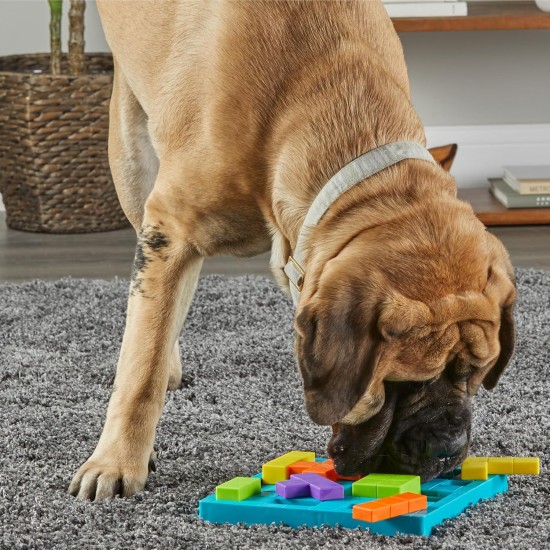 BrightKins Bark Brain Game Treat Puzzle, Interactive Toy for Dogs, Non-Slip Treat Dispenser, Dog Toy for Mental Stimulation and Slow Feeding, 1 Piece BrightKins Bark Brain Game Treat Puzzle, Interactive Toy for Dogs, Non-Slip Treat Dispenser, Dog Toy for Mental Stimulation and Slow Feeding, 1 Piece