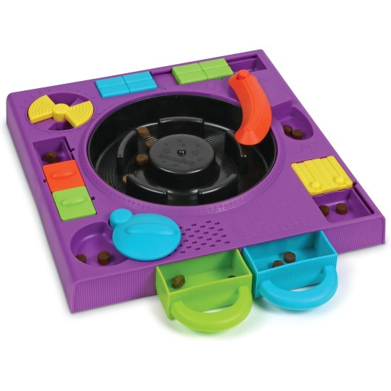 BrightKins DJ Doggo Puzzle Feeder, 2-in-1 Anti-Sling Feeding Bowl and Interactive Toy, Non-Slip Puzzle Feeder for Mental Stimulation BrightKins DJ Doggo Puzzle Feeder, 2-in-1 Anti-Sling Feeding Bowl and Interactive Toy, Non-Slip Puzzle Feeder for Mental Stimulation