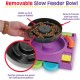 BrightKins DJ Doggo Puzzle Feeder, 2-in-1 Anti-Sling Feeding Bowl and Interactive Toy, Non-Slip Puzzle Feeder for Mental Stimulation BrightKins DJ Doggo Puzzle Feeder, 2-in-1 Anti-Sling Feeding Bowl and Interactive Toy, Non-Slip Puzzle Feeder for Mental Stimulation