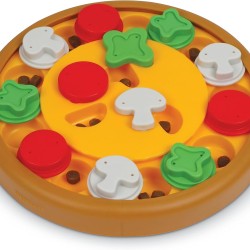 BrightKins Pizza Party Treat Puzzle for Dogs, Interactive Toy for Dogs, Non-Slip Treat Dispenser, Dog Toy for Mental Stimulation and Slow Feeding, 1 Piece BrightKins Pizza Party Treat Puzzle for Dogs, Interactive Toy for Dogs, Non-Slip Treat Dispenser, Dog Toy for Mental Stimulation and Slow Feeding, 1 Piece