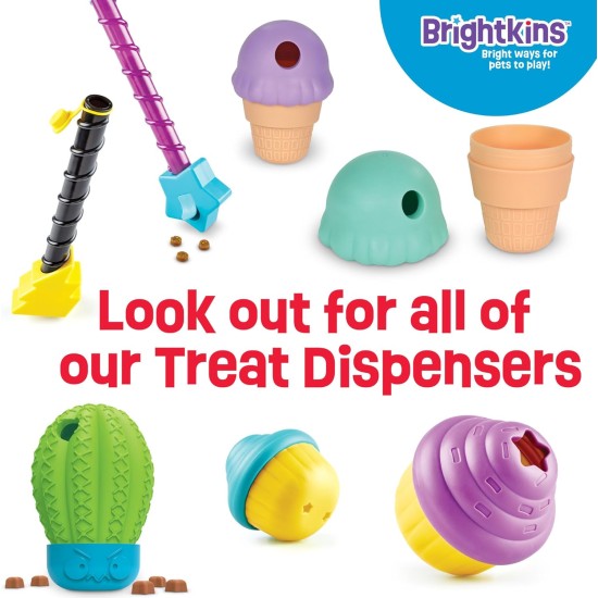 Brightkins Large Cupcake Treat Dispenser Treat Puzzle for Pets, Interactive Dog Toy, Treat Dispenser, Slow Feeding Interactive Game, Dog Toy for Medium Dogs, Pack of 2 Brightkins Large Cupcake Treat Dispenser Treat Puzzle for Pets, Interactive Dog Toy, Treat Dispenser, Slow Feeding Interactive Game, Dog Toy for Medium Dogs, Pack of 2