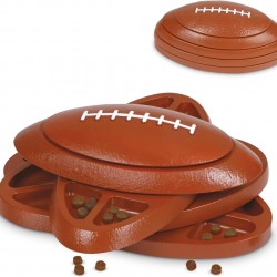 Brightkins Touchdown Time! Treat Puzzle, Interactive Toy for Dogs, Non-Slip Treat Dispenser, Dog Toy for Mental Stimulation and Slow Feeding, 1 Piece Brightkins Touchdown Time! Treat Puzzle, Interactive Toy for Dogs, Non-Slip Treat Dispenser, Dog Toy for Mental Stimulation and Slow Feeding, 1 Piece