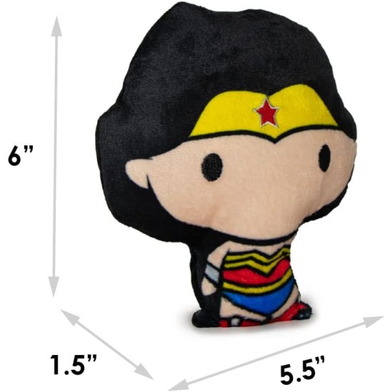 Buckle-Down Plush Dog Toy Chibi Wonder Woman Standing Pose Buckle-Down Plush Dog Toy Chibi Wonder Woman Standing Pose