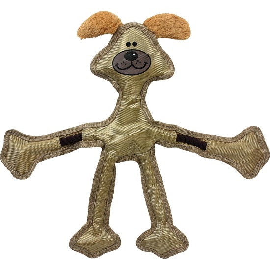 By Multipet 43322-1 Skele-Ropes Animal Toy, Dog, 15" Tan By Multipet 43322-1 Skele-Ropes Animal Toy, Dog, 15" Tan