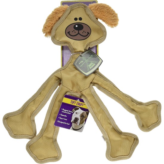 By Multipet 43322-1 Skele-Ropes Animal Toy, Dog, 15" Tan By Multipet 43322-1 Skele-Ropes Animal Toy, Dog, 15" Tan