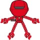 CERDÁ LIFE'S LITTLE MOMENTS - for Fan Pets 2800000490 Iron Man Plush Toy Official Licensed by Marvel CERDÁ LIFE'S LITTLE MOMENTS - for Fan Pets 2800000490 Iron Man Plush Toy Official Licensed by Marvel