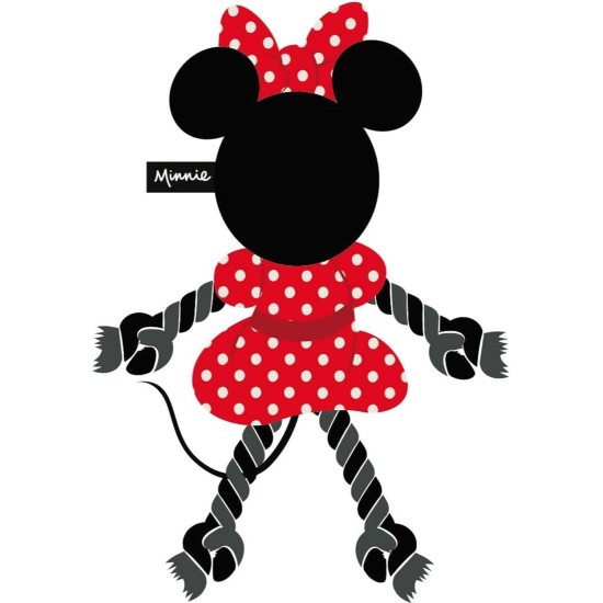 CERDÁ LIFE'S LITTLE MOMENTS - for Fan Pets Minnie Mouse Dog Toy, Cuddly Toy for Dogs with Rope - Official Disney Licence, Multicoloured CERDÁ LIFE'S LITTLE MOMENTS - for Fan Pets Minnie Mouse Dog Toy, Cuddly Toy for Dogs with Rope - Official Disney Licence, Multicoloured