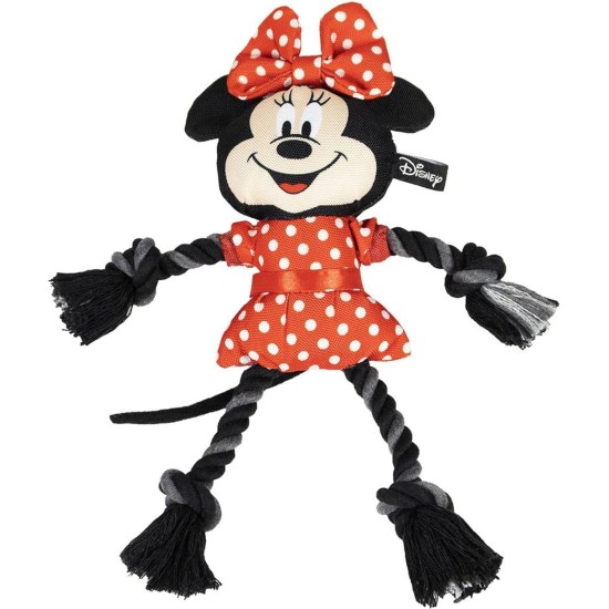 CERDÁ LIFE'S LITTLE MOMENTS - for Fan Pets Minnie Mouse Dog Toy, Cuddly Toy for Dogs with Rope - Official Disney Licence, Multicoloured CERDÁ LIFE'S LITTLE MOMENTS - for Fan Pets Minnie Mouse Dog Toy, Cuddly Toy for Dogs with Rope - Official Disney Licence, Multicoloured
