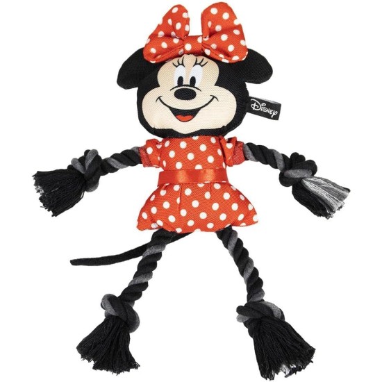 CERDÁ LIFE'S LITTLE MOMENTS - for Fan Pets Minnie Mouse Dog Toy, Cuddly Toy for Dogs with Rope - Official Disney Licence, Multicoloured CERDÁ LIFE'S LITTLE MOMENTS - for Fan Pets Minnie Mouse Dog Toy, Cuddly Toy for Dogs with Rope - Official Disney Licence, Multicoloured