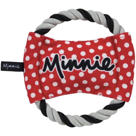 CERDÁ LIFE'S LITTLE MOMENTS - for Fan Pets Minnie Mouse Dog Toy, Cuddly Toy for Dogs with Rope - Official Disney Licence, Multicoloured CERDÁ LIFE'S LITTLE MOMENTS - for Fan Pets Minnie Mouse Dog Toy, Cuddly Toy for Dogs with Rope - Official Disney Licence, Multicoloured