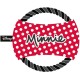 CERDÁ LIFE'S LITTLE MOMENTS - for Fan Pets Minnie Mouse Dog Toy, Cuddly Toy for Dogs with Rope - Official Disney Licence, Multicoloured CERDÁ LIFE'S LITTLE MOMENTS - for Fan Pets Minnie Mouse Dog Toy, Cuddly Toy for Dogs with Rope - Official Disney Licence, Multicoloured