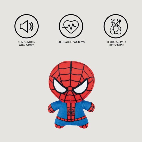 CERDÁ LIFE'S LITTLE MOMENTS - for Fan Pets Spiderman Dog Toy, Cuddly Toy for Dogs with Rope - Official Marvel Licence, 1 Piece (Pack of 1) CERDÁ LIFE'S LITTLE MOMENTS - for Fan Pets Spiderman Dog Toy, Cuddly Toy for Dogs with Rope - Official Marvel Licence, 1 Piece (Pack of 1)