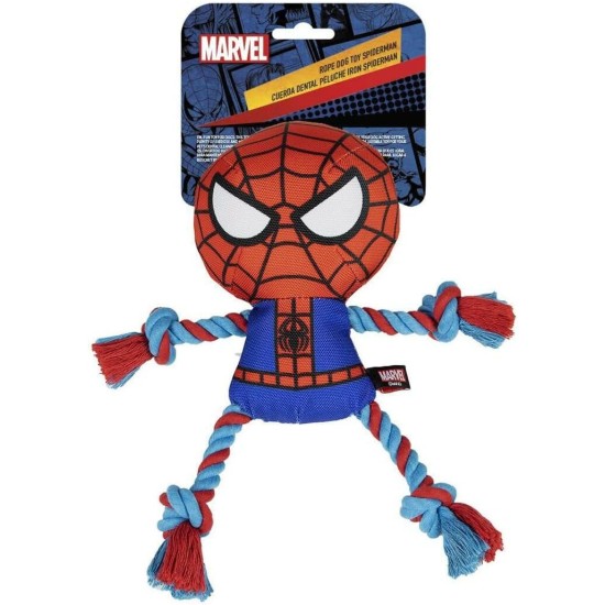 CERDÁ LIFE'S LITTLE MOMENTS - for Fan Pets Spiderman Dog Toy, Cuddly Toy for Dogs with Rope - Official Marvel Licence, 1 Piece (Pack of 1) CERDÁ LIFE'S LITTLE MOMENTS - for Fan Pets Spiderman Dog Toy, Cuddly Toy for Dogs with Rope - Official Marvel Licence, 1 Piece (Pack of 1)