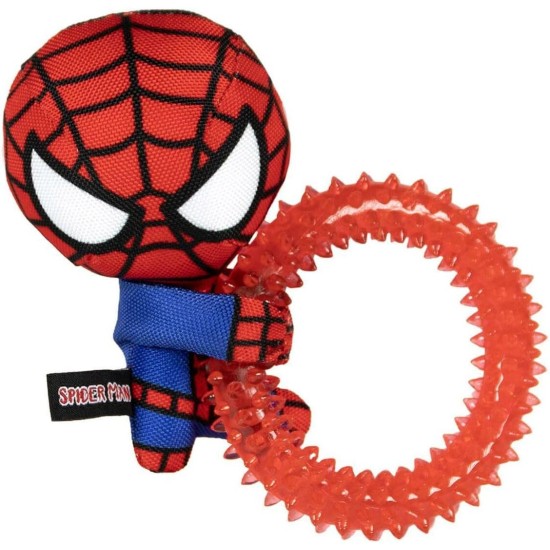 CERDÁ LIFE'S LITTLE MOMENTS - for Fan Pets Spiderman Dog Toy, Cuddly Toy for Dogs with Rope - Official Marvel Licence, 1 Piece (Pack of 1) CERDÁ LIFE'S LITTLE MOMENTS - for Fan Pets Spiderman Dog Toy, Cuddly Toy for Dogs with Rope - Official Marvel Licence, 1 Piece (Pack of 1)