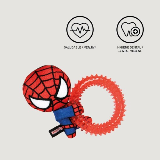 CERDÁ LIFE'S LITTLE MOMENTS - for Fan Pets Spiderman Dog Toy, Cuddly Toy for Dogs with Rope - Official Marvel Licence, 1 Piece (Pack of 1) CERDÁ LIFE'S LITTLE MOMENTS - for Fan Pets Spiderman Dog Toy, Cuddly Toy for Dogs with Rope - Official Marvel Licence, 1 Piece (Pack of 1)