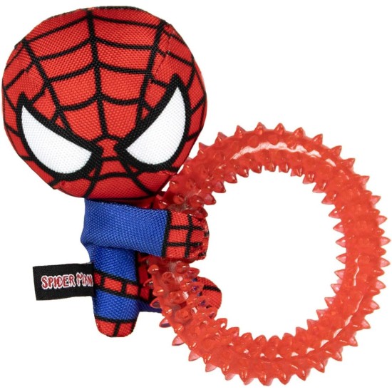 CERDÁ LIFE'S LITTLE MOMENTS - for Fan Pets Spiderman Dog Toy, Cuddly Toy for Dogs with Rope - Official Marvel Licence, 1 Piece (Pack of 1) CERDÁ LIFE'S LITTLE MOMENTS - for Fan Pets Spiderman Dog Toy, Cuddly Toy for Dogs with Rope - Official Marvel Licence, 1 Piece (Pack of 1)