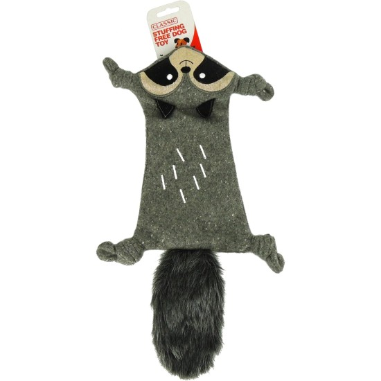 CLASSIC Dog Toy without Stuffing, 35 cm, Raccoon CLASSIC Dog Toy without Stuffing, 35 cm, Raccoon